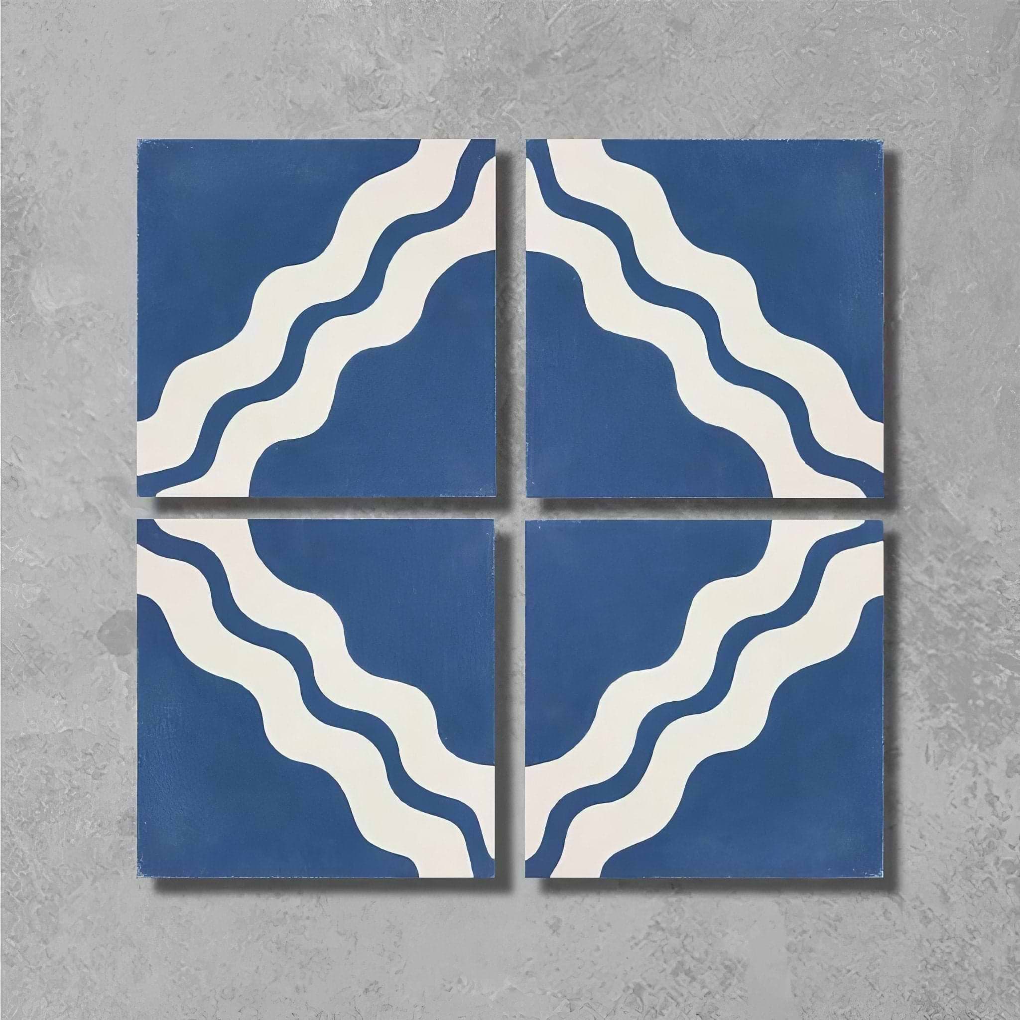 Ric Rac Glacier Mint Two Tile - Hyperion Tiles