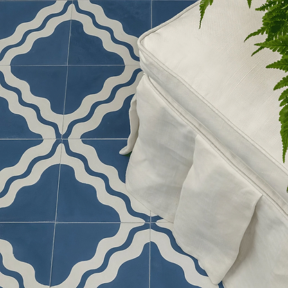Ric Rac Glacier Mint Two Tile - Hyperion Tiles