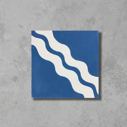 Ric Rac Glacier Mint Two Tile - Hyperion Tiles