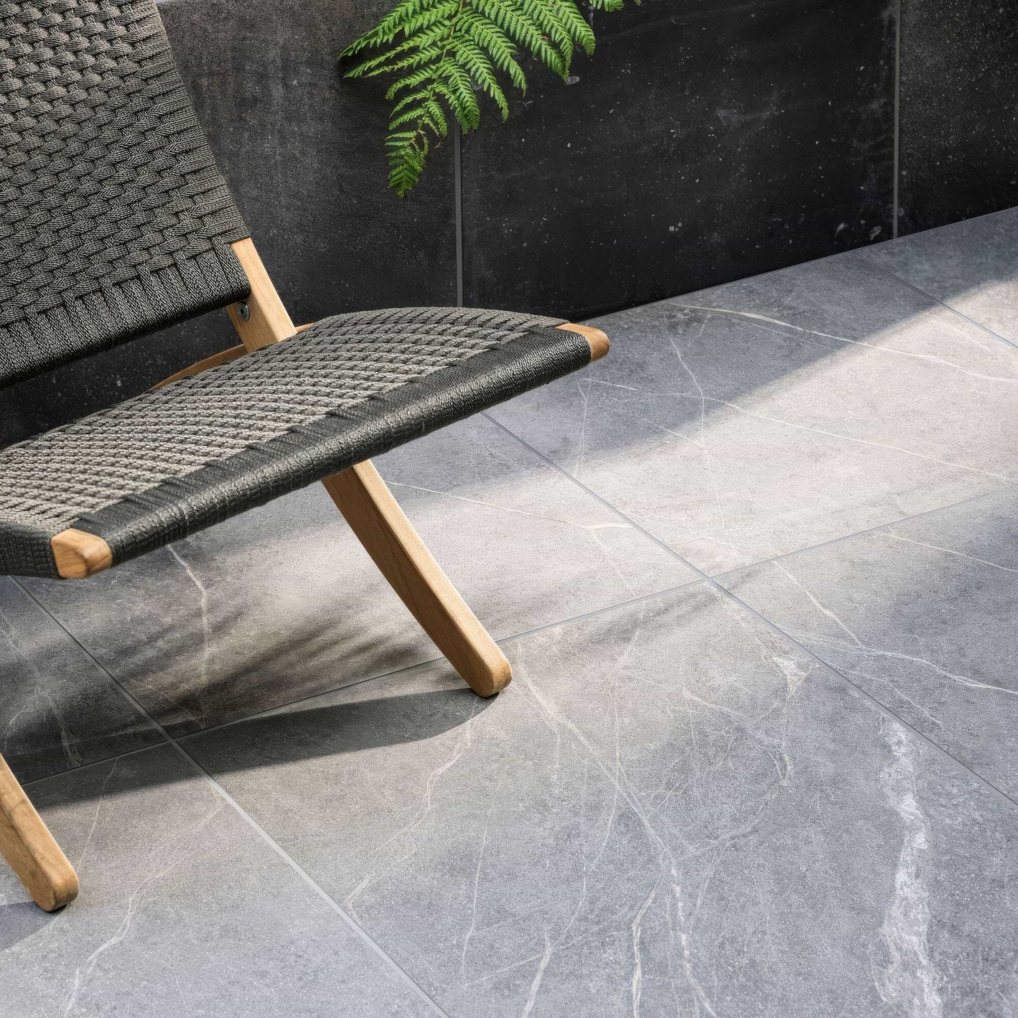 Rimini Grey 60 x 60cm - Hyperion Tiles