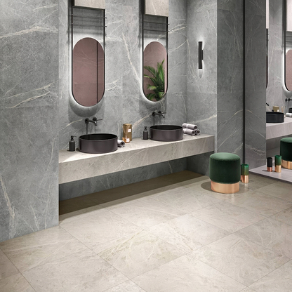 Rimini White 60 x 60cm - Hyperion Tiles