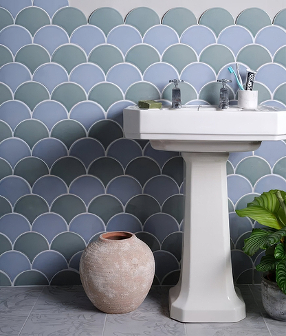 Riverlands Scales Ceramic Heron - Hyperion Tiles