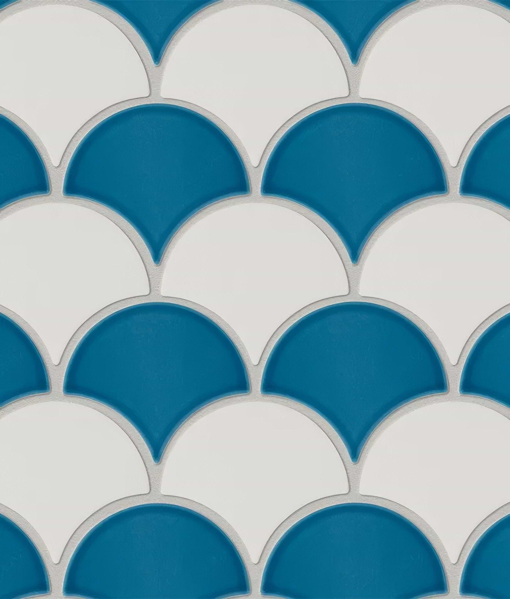 Riverlands Scales Ceramic Kingfisher - Hyperion Tiles