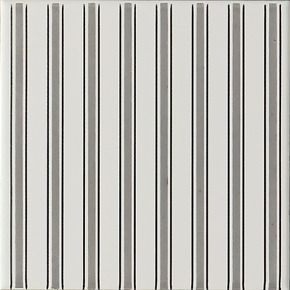 Riviera Grey on Brilliant White - Hyperion Tiles