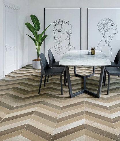 Rotterdam Porcelain Mid Wood - Hyperion Tiles