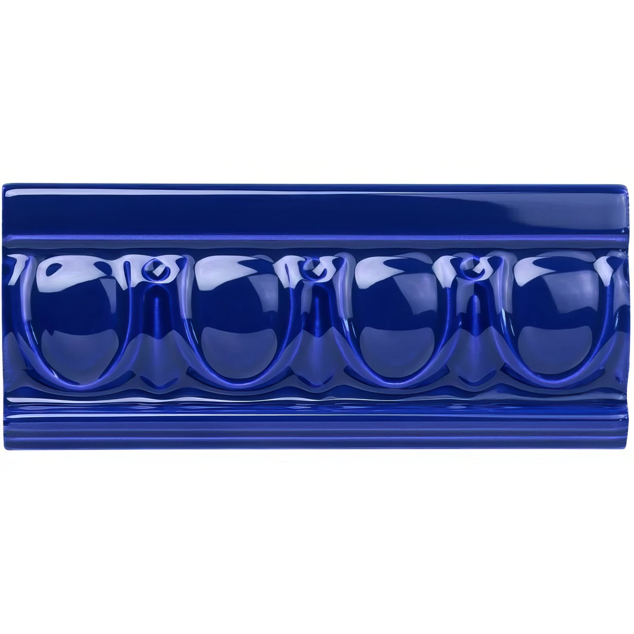 Royal Blue Egg & Dart Moulding - Hyperion Tiles