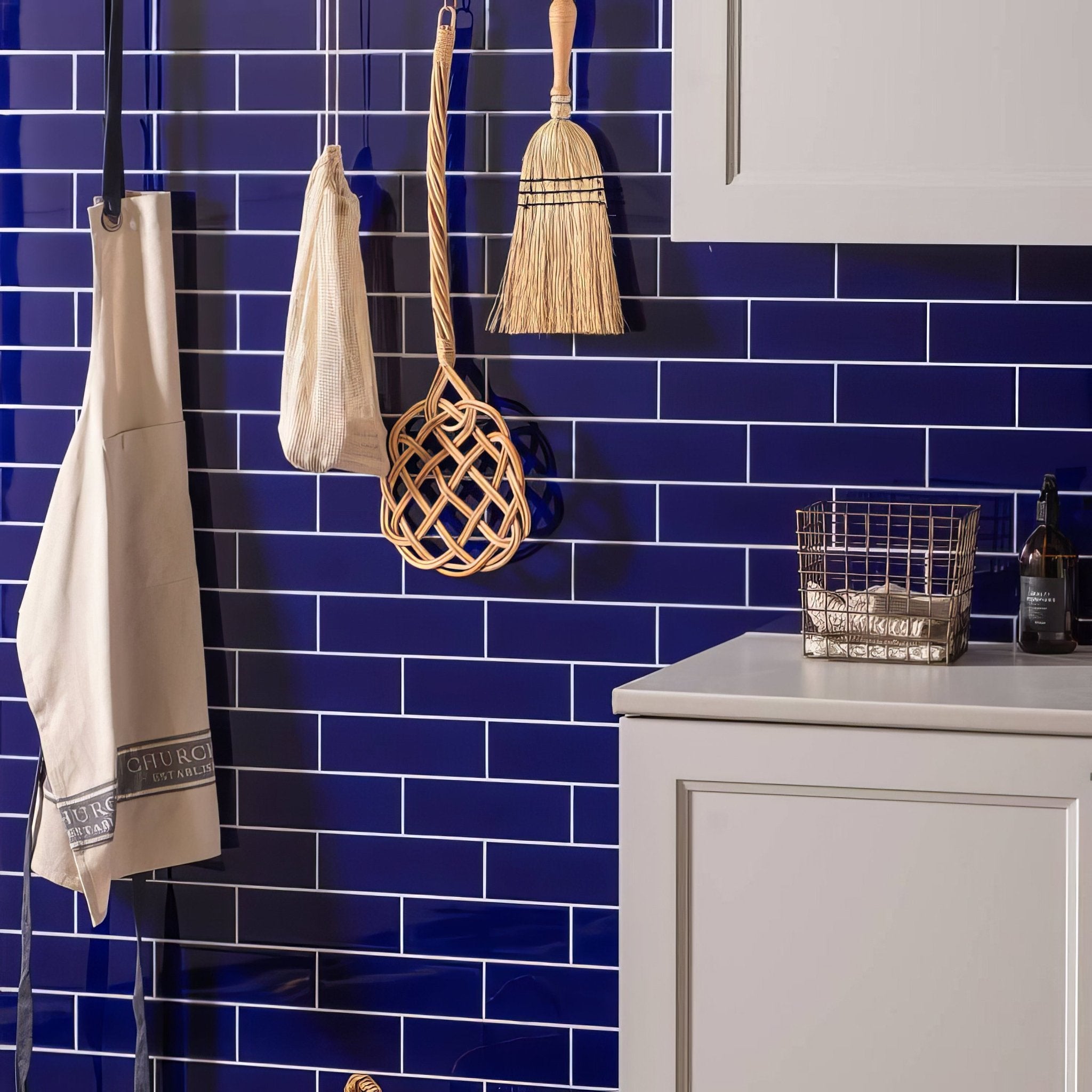 Royal Blue Large Brick - Hyperion Tiles