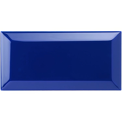 Royal Blue Metro Bevelled Tile - Hyperion Tiles