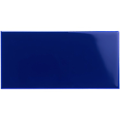 Royal Blue Half Tile - Hyperion Tiles