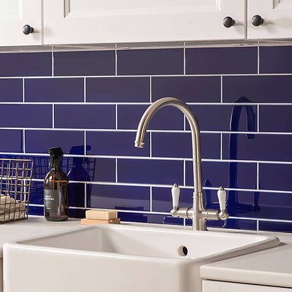 Royal Blue Large Brick - Hyperion Tiles