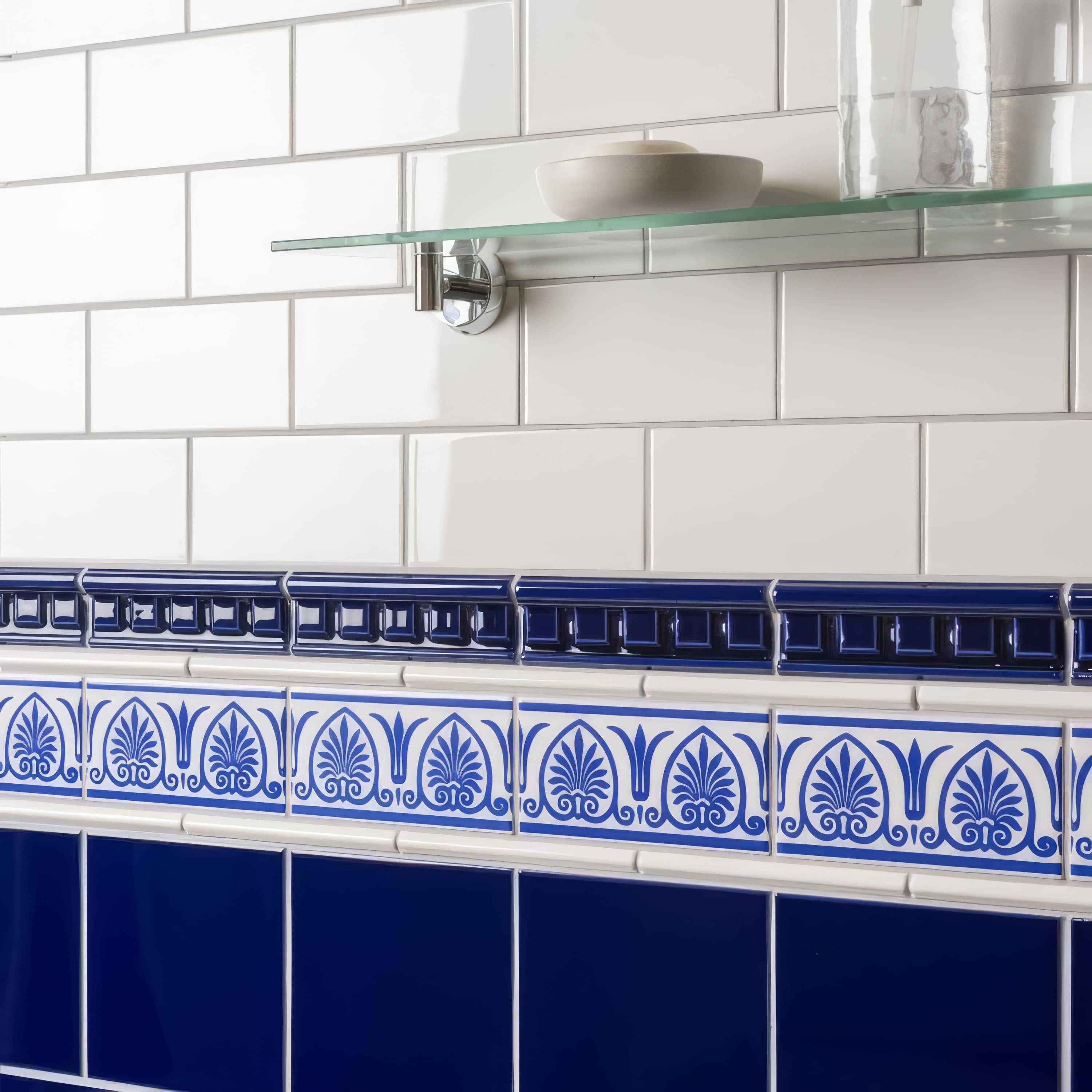 Brilliant White Omega Moulding - Hyperion Tiles