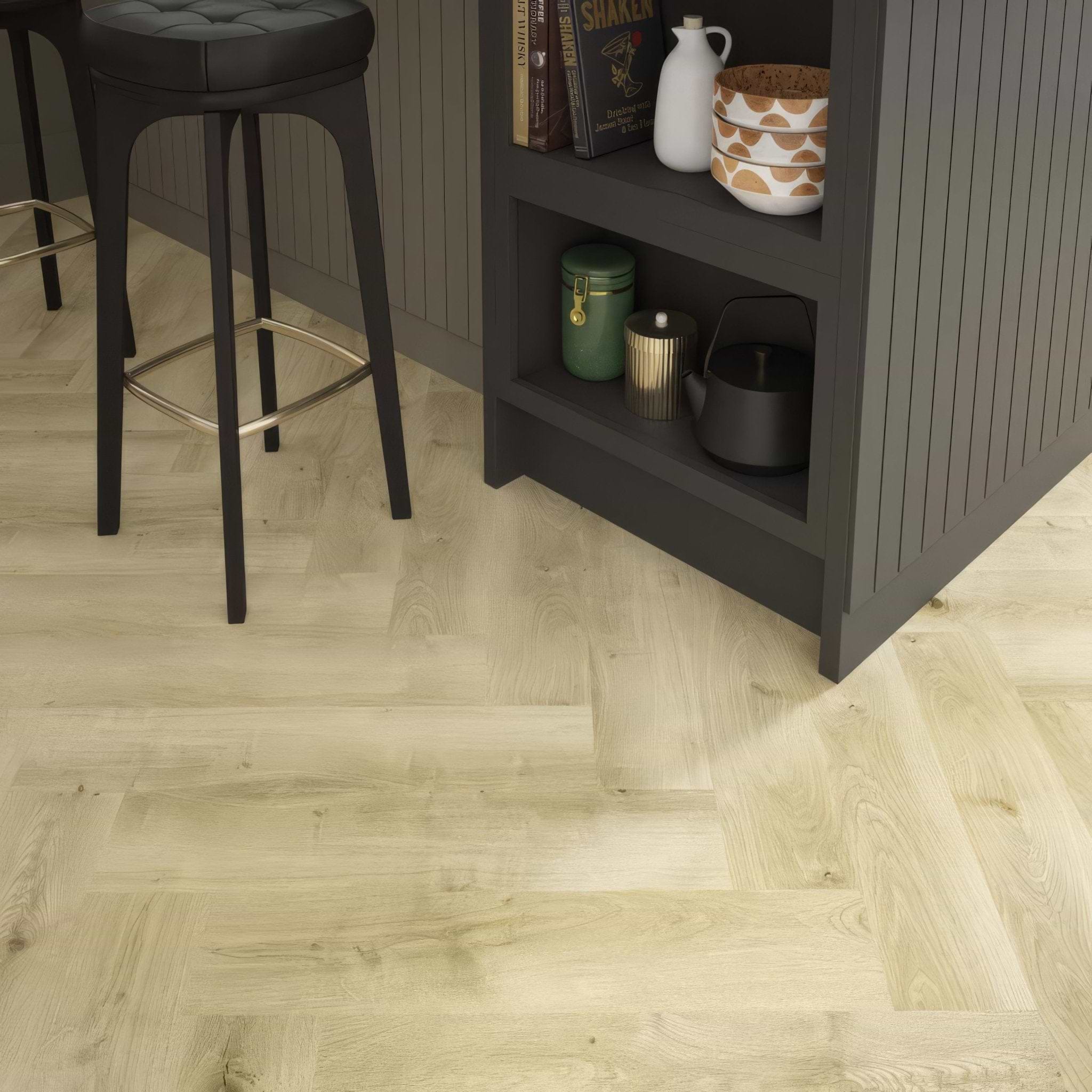 Rydal Natural Oak Herringbone - Hyperion Tiles