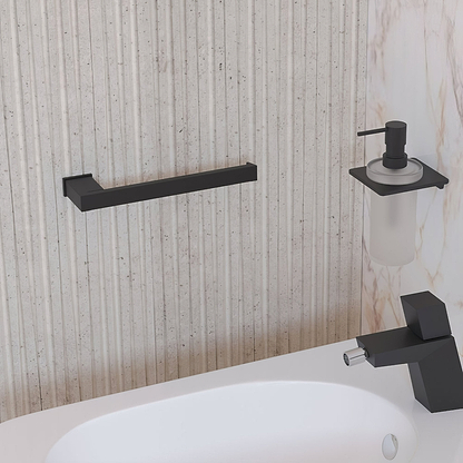 S Cube Soap Dispenser – Black - Hyperion Tiles