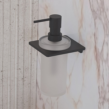 S Cube Soap Dispenser – Black - Hyperion Tiles