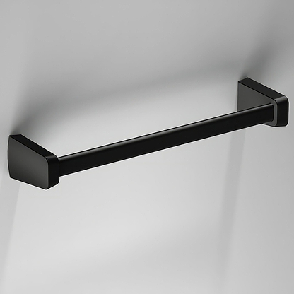 S6 Black Towel Rail 32cm – Black - Hyperion Tiles