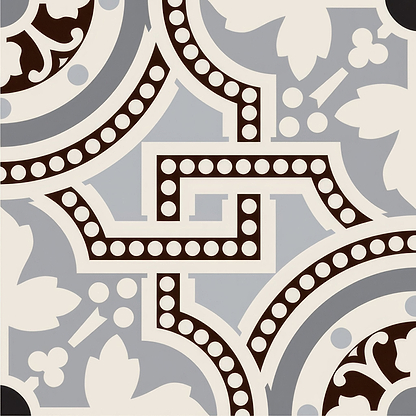 Salisbury Black on Dover White - Hyperion Tiles