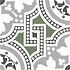 Salisbury Green on Dover White - Hyperion Tiles