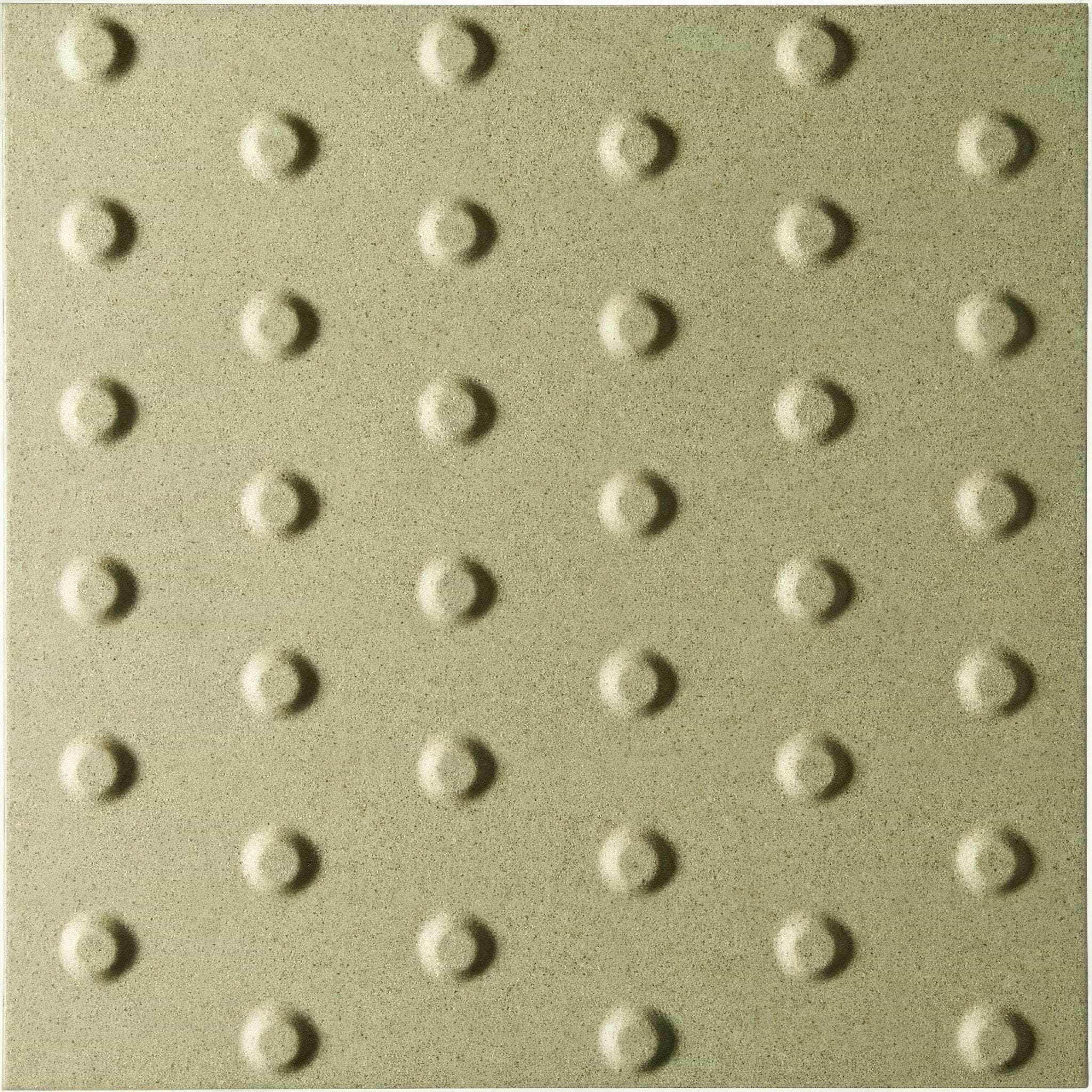 Sand Tactile Blister Quarry Tile 400x400mm - Hyperion Tiles