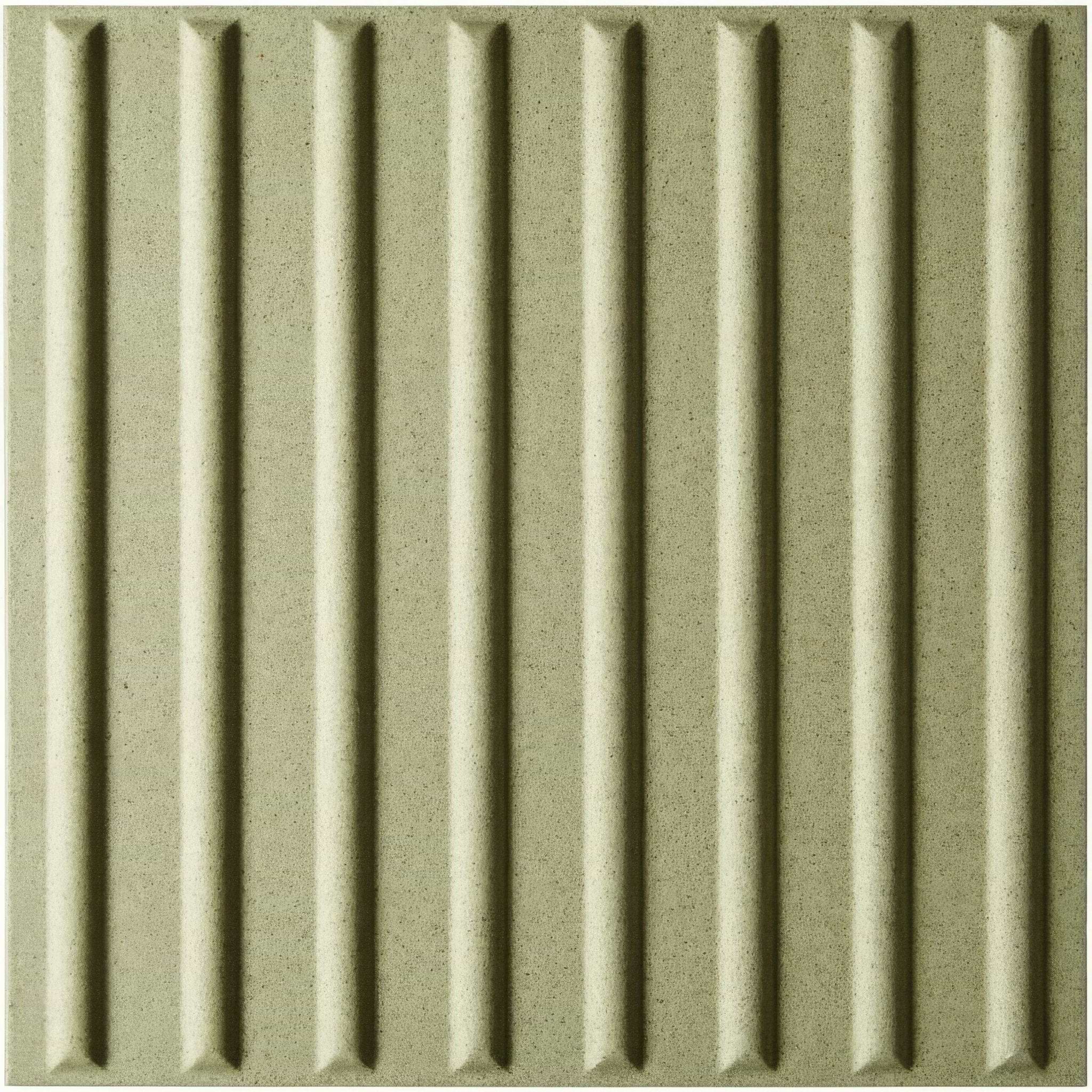 Sand Tactile Corduroy Quarry Tile 400x400mm - Hyperion Tiles