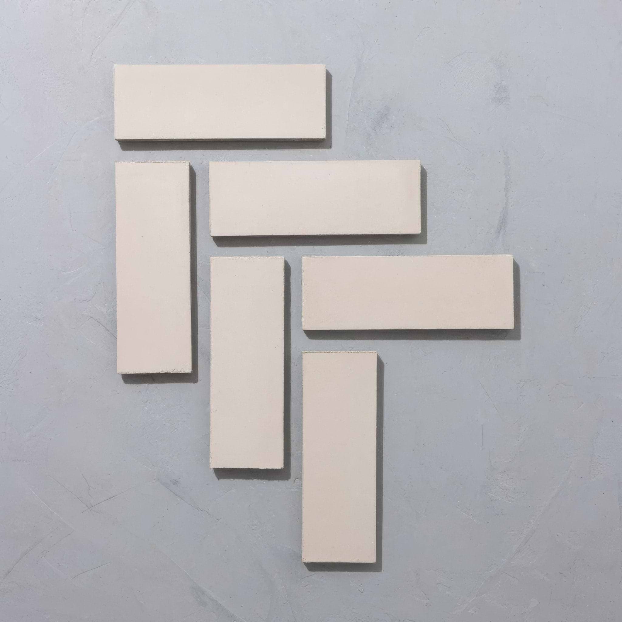 Sand White Herringbone Tile - Hyperion Tiles
