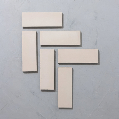 Sand White Herringbone Tile - Hyperion Tiles