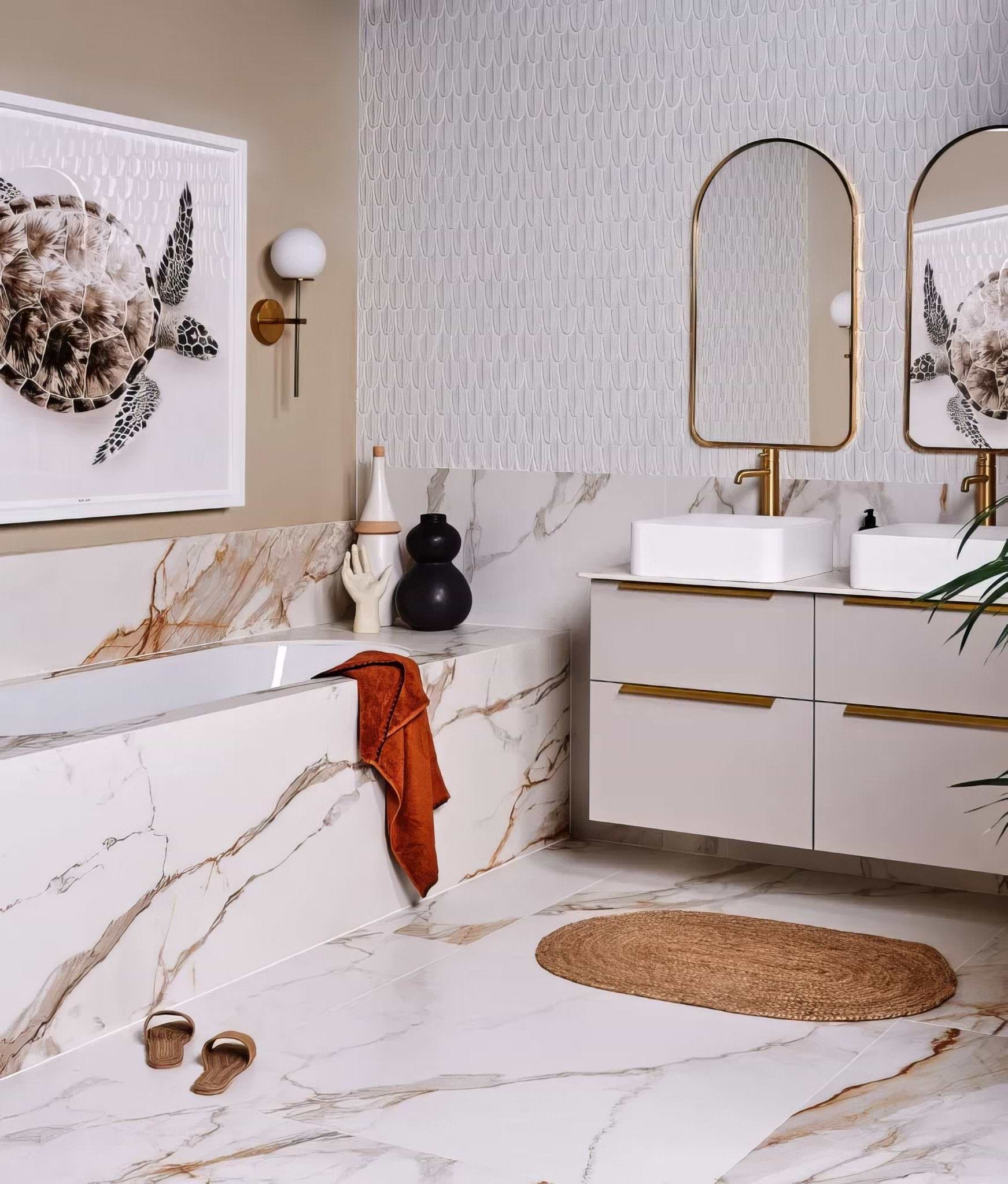 Sculpture Grande Porcelain Calacatta Maximus - Hyperion Tiles