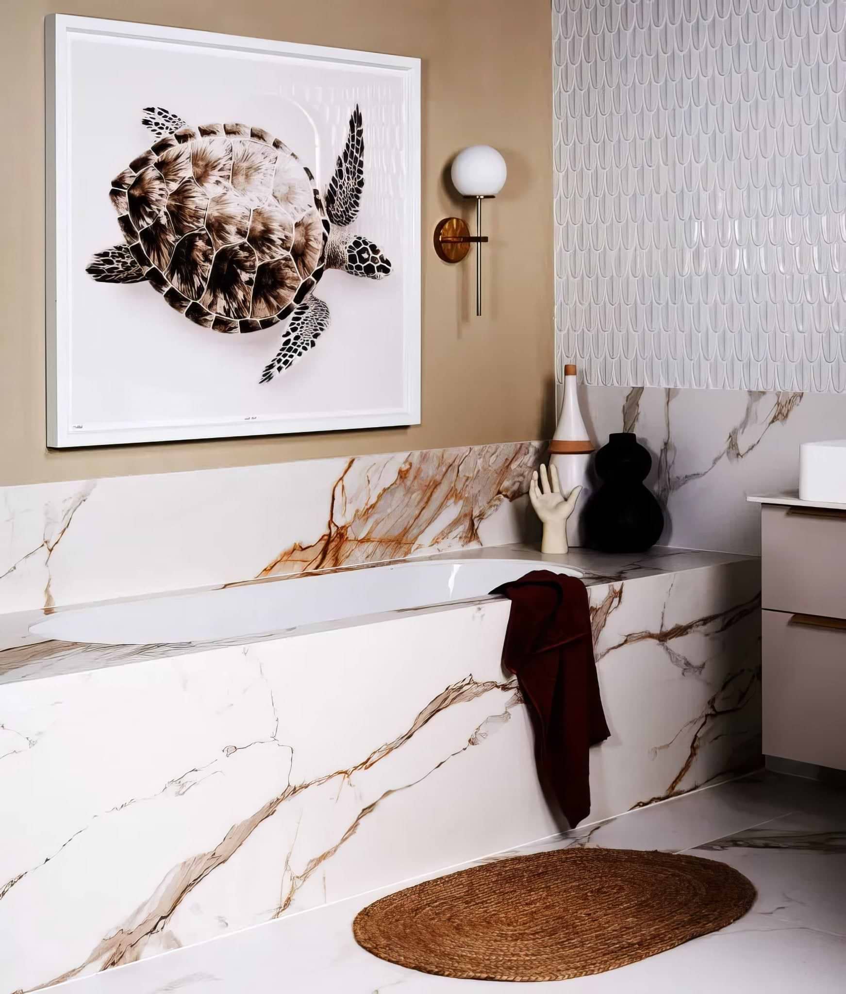 Sculpture Grande Porcelain Calacatta Maximus - Hyperion Tiles