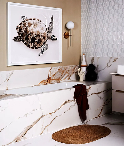 Sculpture Grande Porcelain Calacatta Maximus - Hyperion Tiles