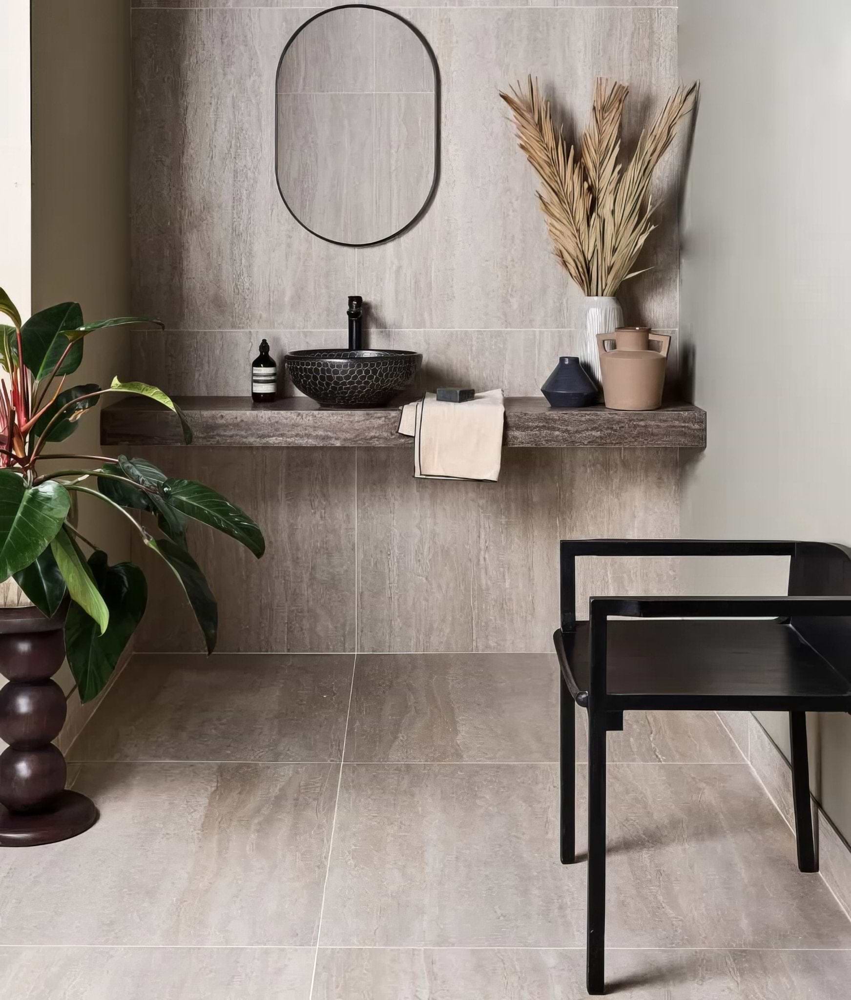 Sculpture Grande Porcelain Romano Veincut Light - Hyperion Tiles
