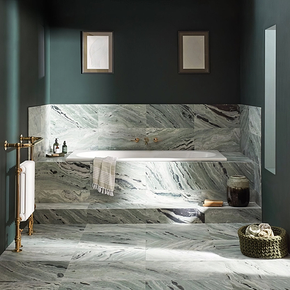 Seaspray Green Marble 30 x 60cm By Hyperion Tiles