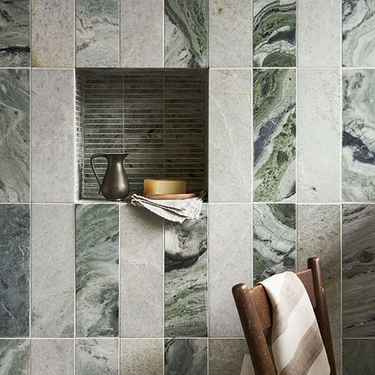Seaspray Green Stacked Mosaic - Hyperion Tiles