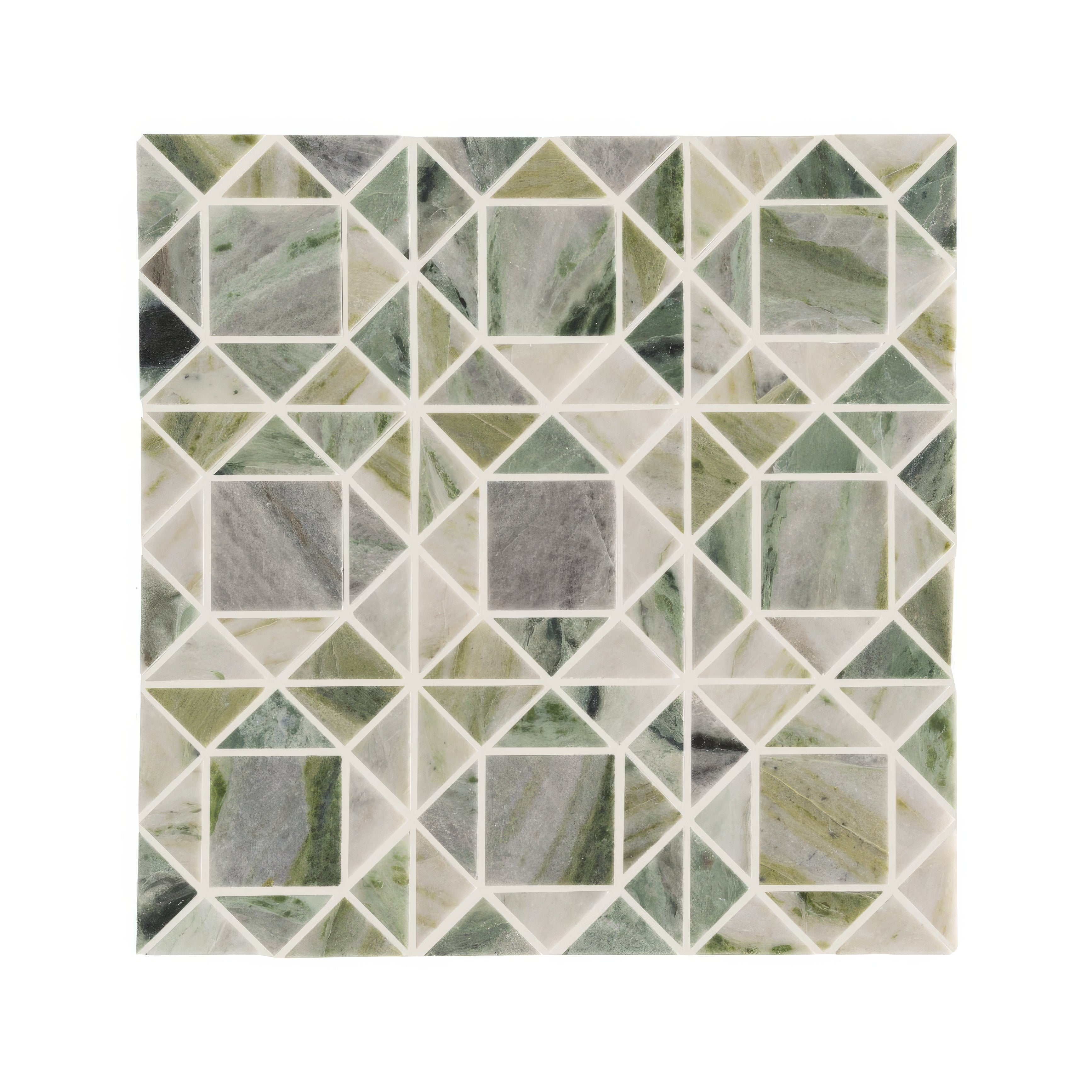 Seaspray Green Jewel Mosaic - Hyperion Tiles - Fired Earth