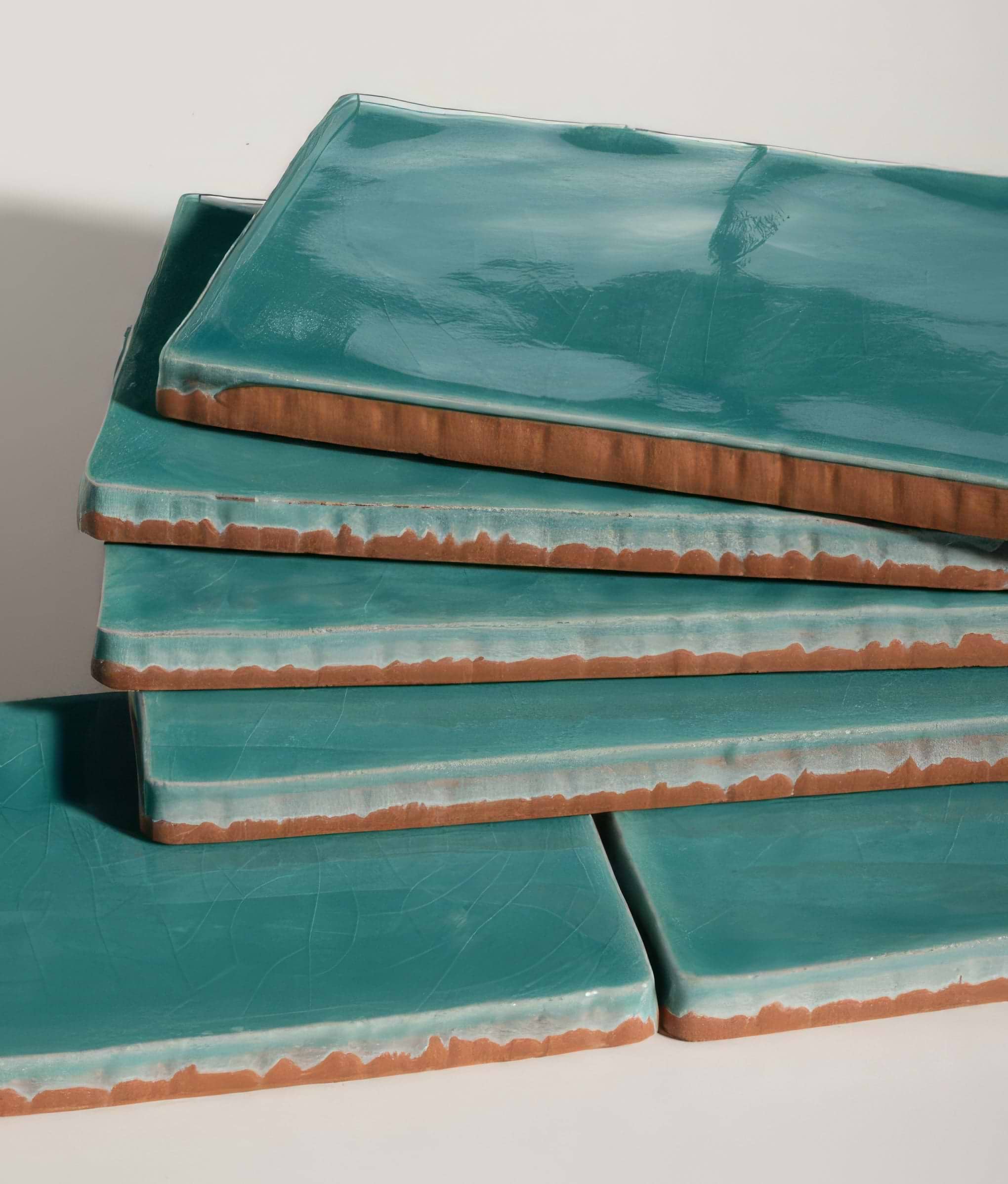Seaton Ceramic lagoon Gloss - Hyperion Tiles