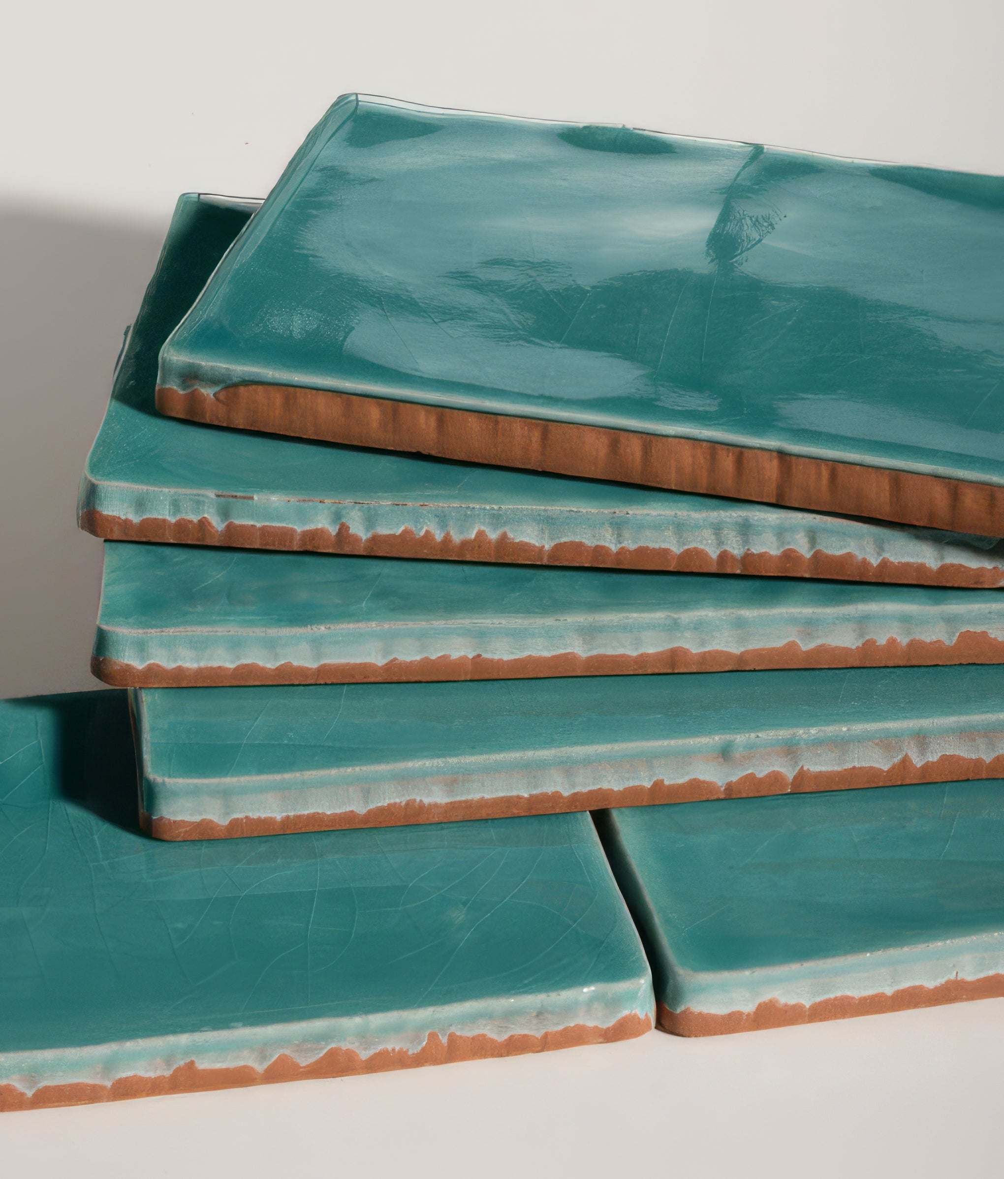 Seaton Ceramic lagoon Gloss - Hyperion Tiles