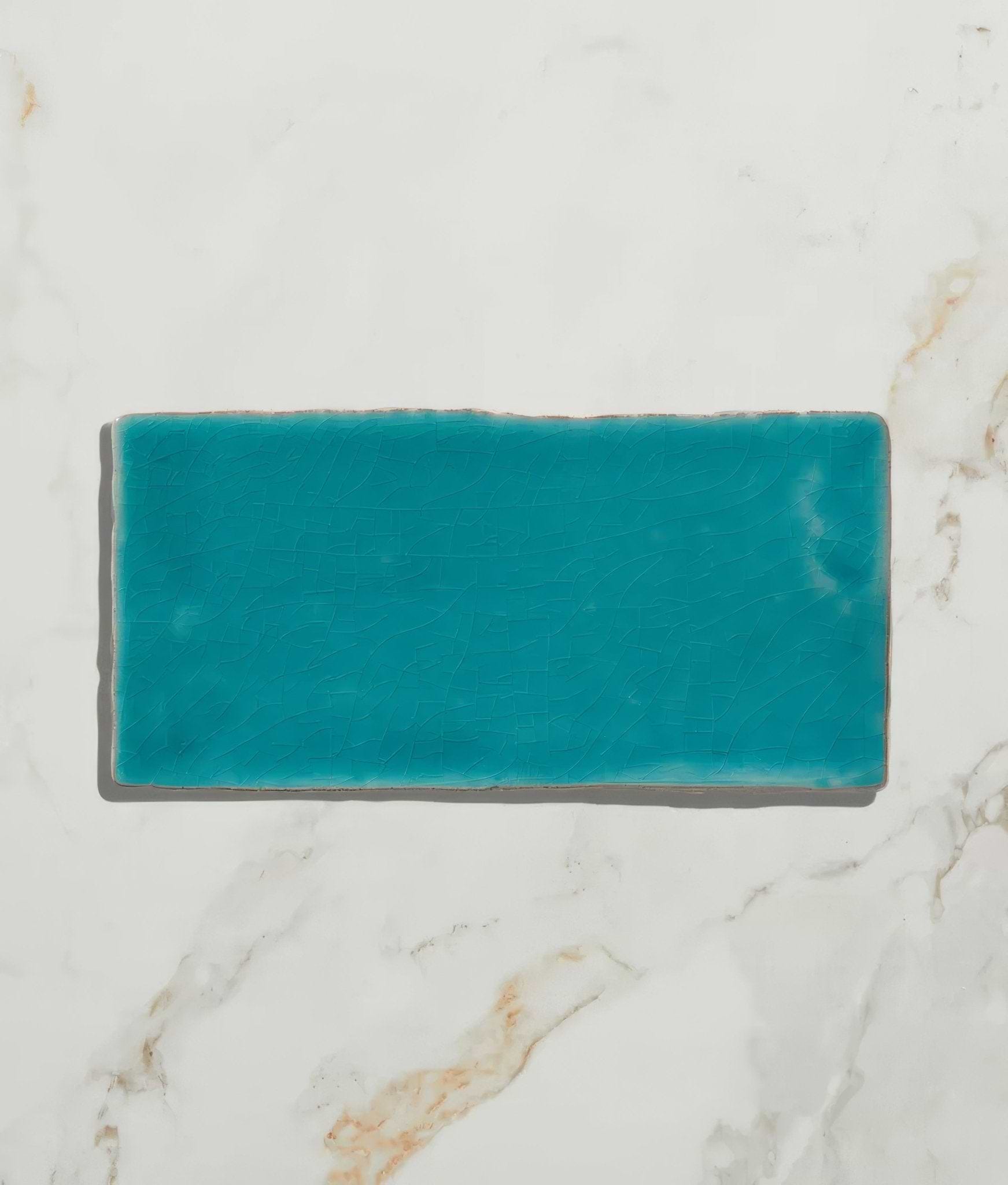 Seaton Ceramic lagoon Gloss - Hyperion Tiles
