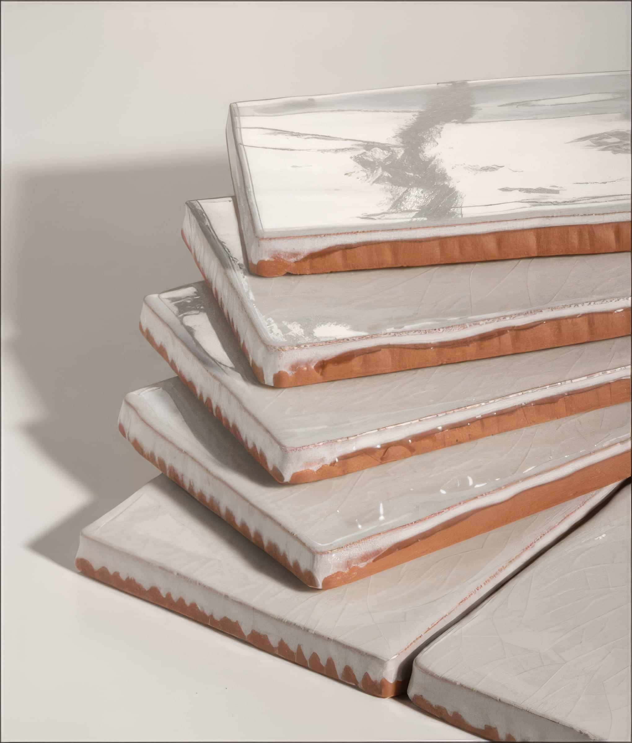 Seaton Crackle Ceramic White Sands - Hyperion Tiles