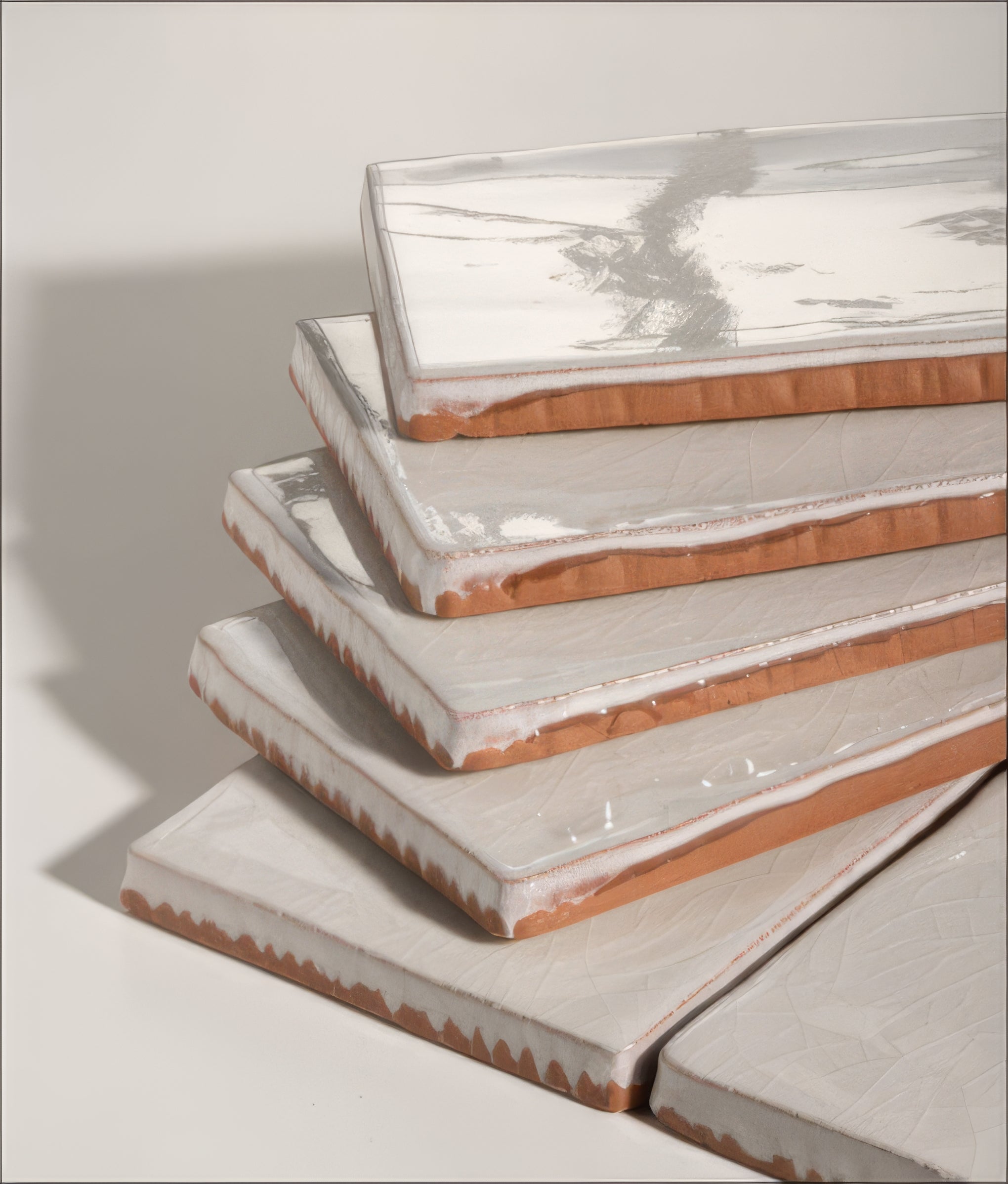 Seaton Crackle Ceramic White Sands - Hyperion Tiles