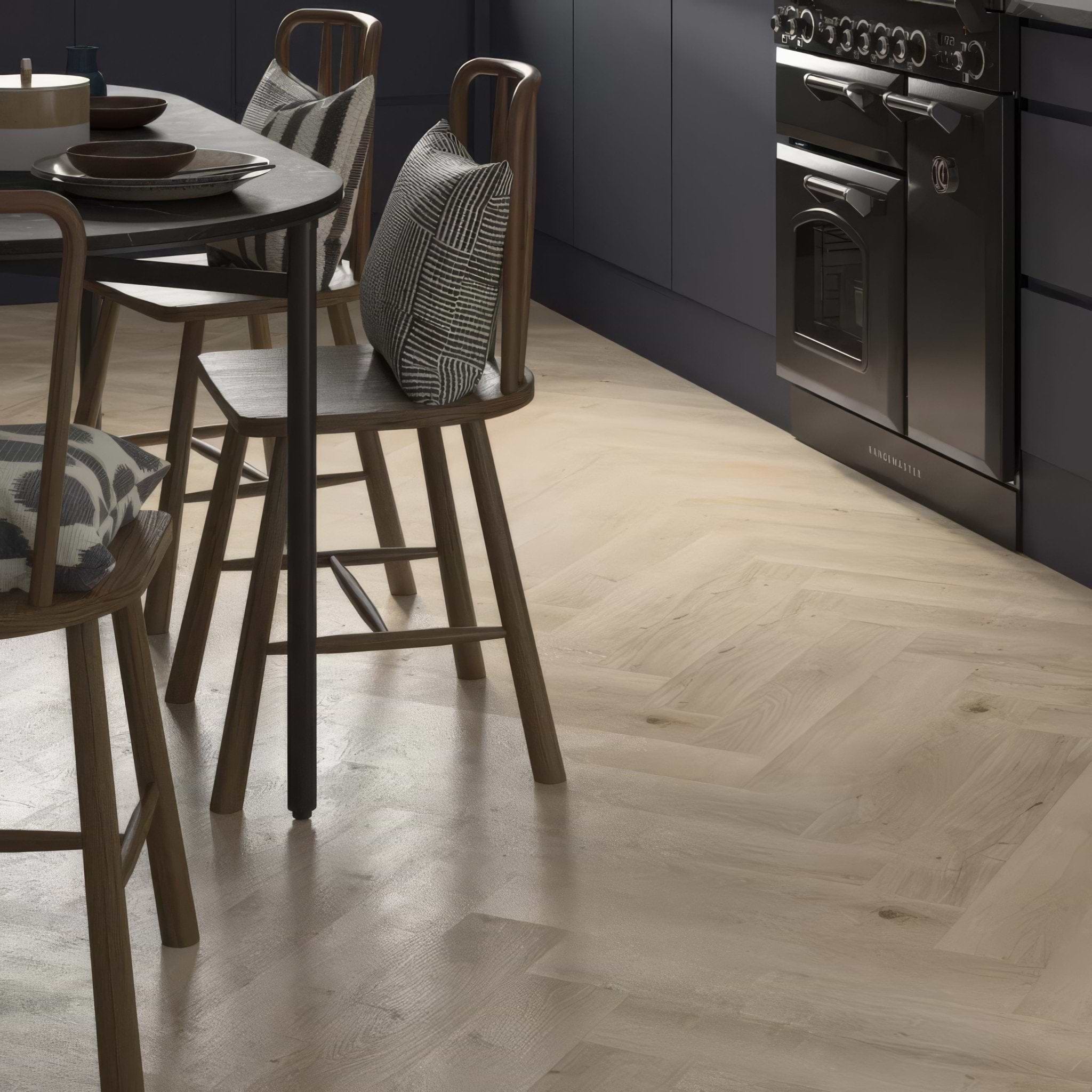 Selwood Light Oak Herringbone - Hyperion Tiles