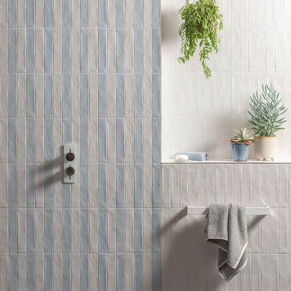 Sherbet Blue Brick 5x25cm - Hyperion Tiles