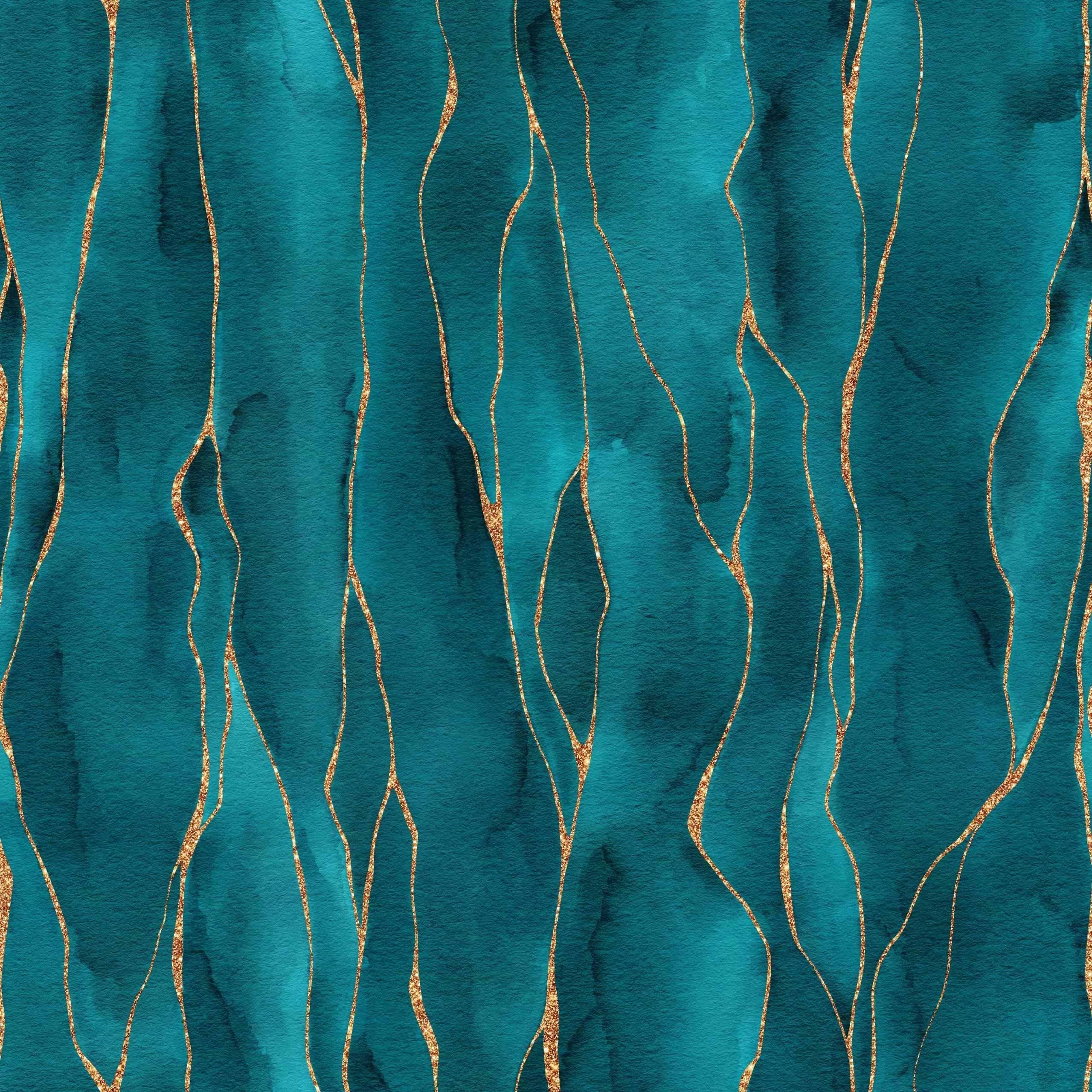 Shower Panel Kintsugi Turquoise By Hyperion Tiles