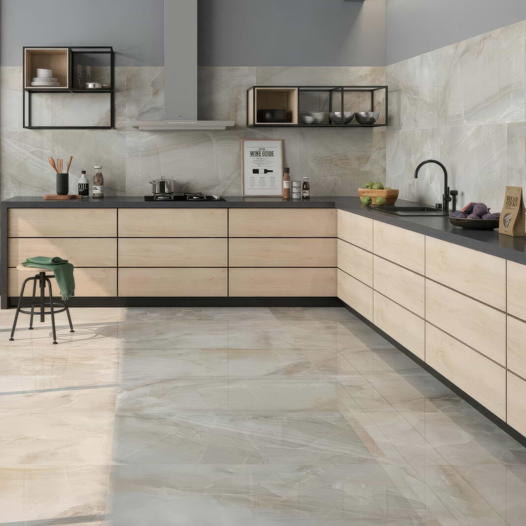 Signature Naza White Gloss Tiles - Hyperion Tiles