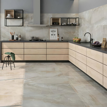 Signature Naza White Gloss Tiles - Hyperion Tiles