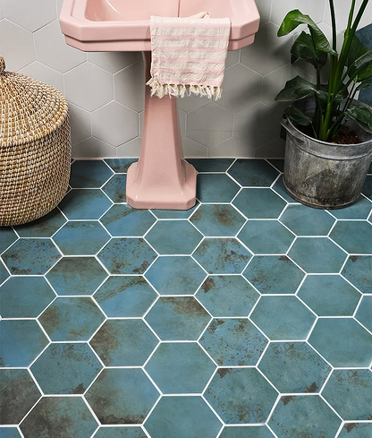 Signature Porcelain Verdigris - Hyperion Tiles
