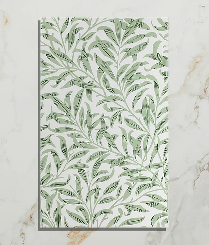 Silk Screen Ceramic Willow Cottage Spring Leaf - Hyperion Tiles