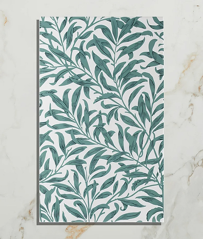 Silk Screen Ceramic Willow Cottage Teal - Hyperion Tiles