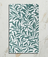 Silk Screen Ceramic Willow Cottage Teal - Hyperion Tiles
