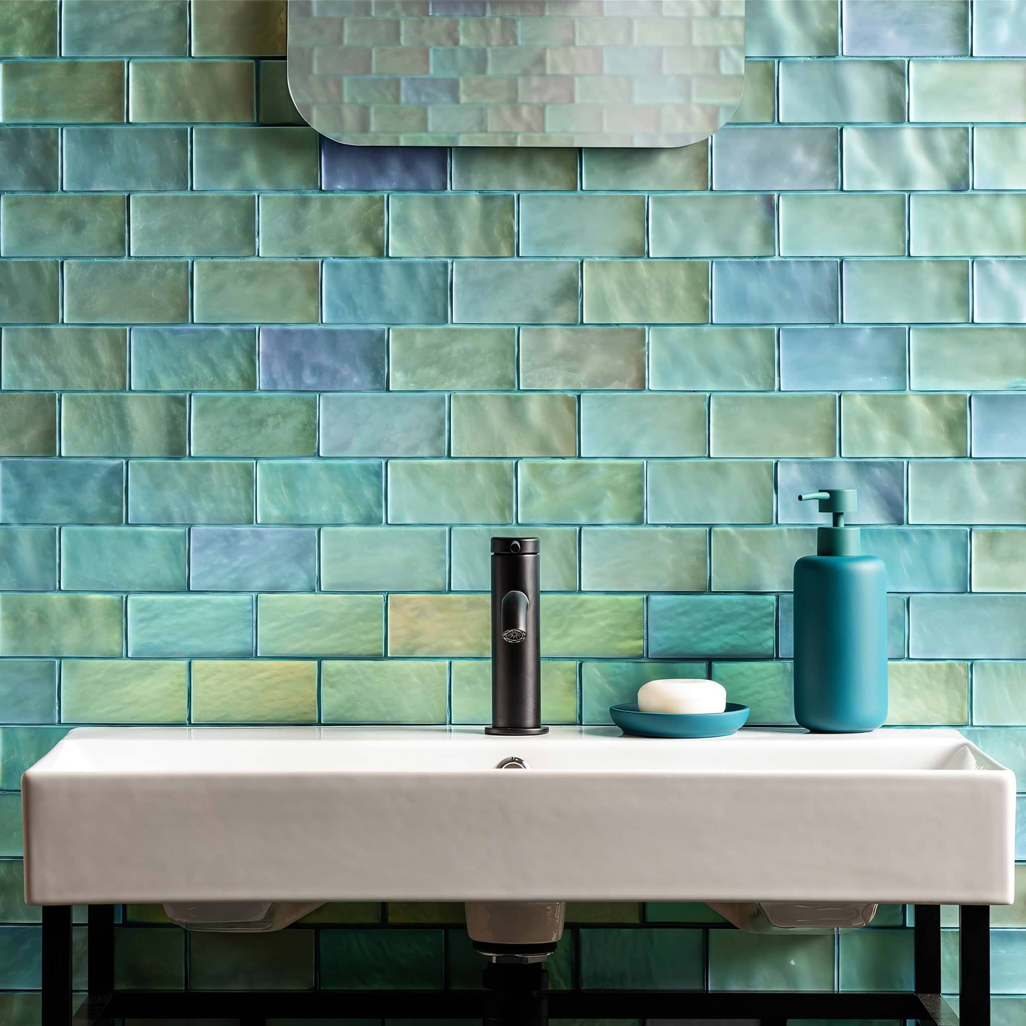 Silver Frost Mosaic Radiance - Hyperion Tiles