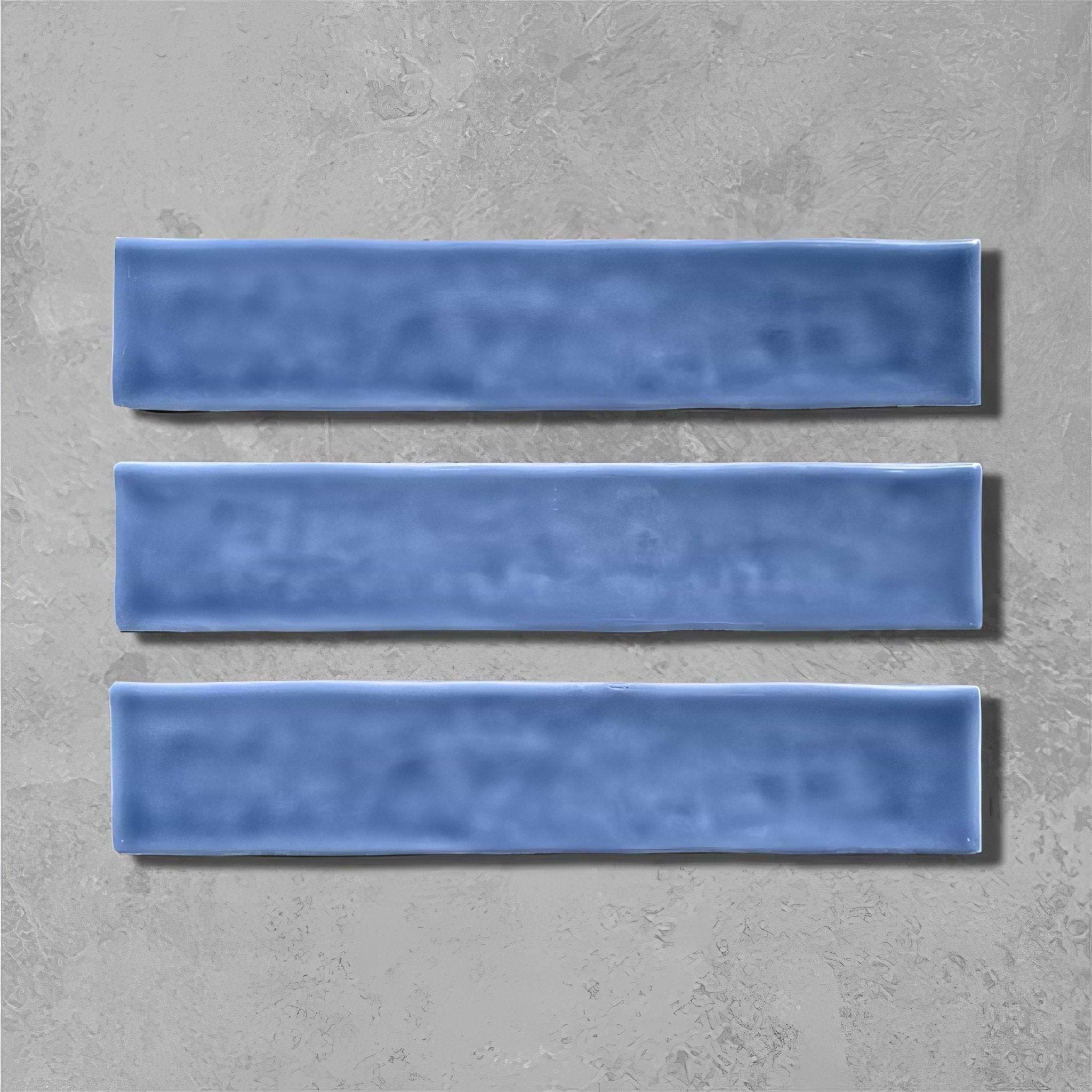 Skinny Navy Metro Tile - Hyperion Tiles