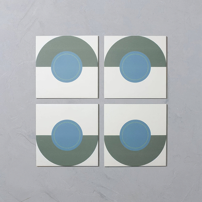 Solstice Crescent Porcelain Tile - Hyperion Tiles