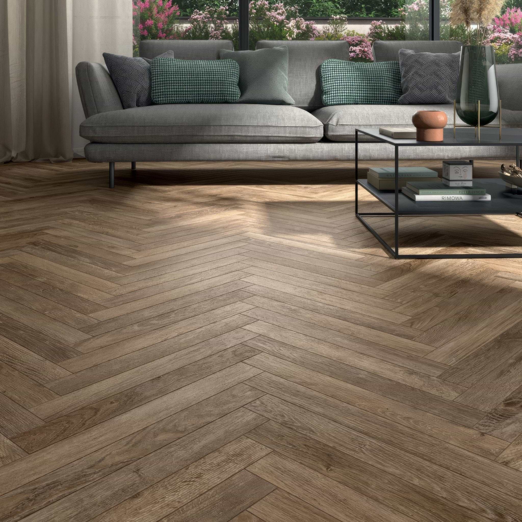 Southwold Elm Herringbone - Hyperion Tiles